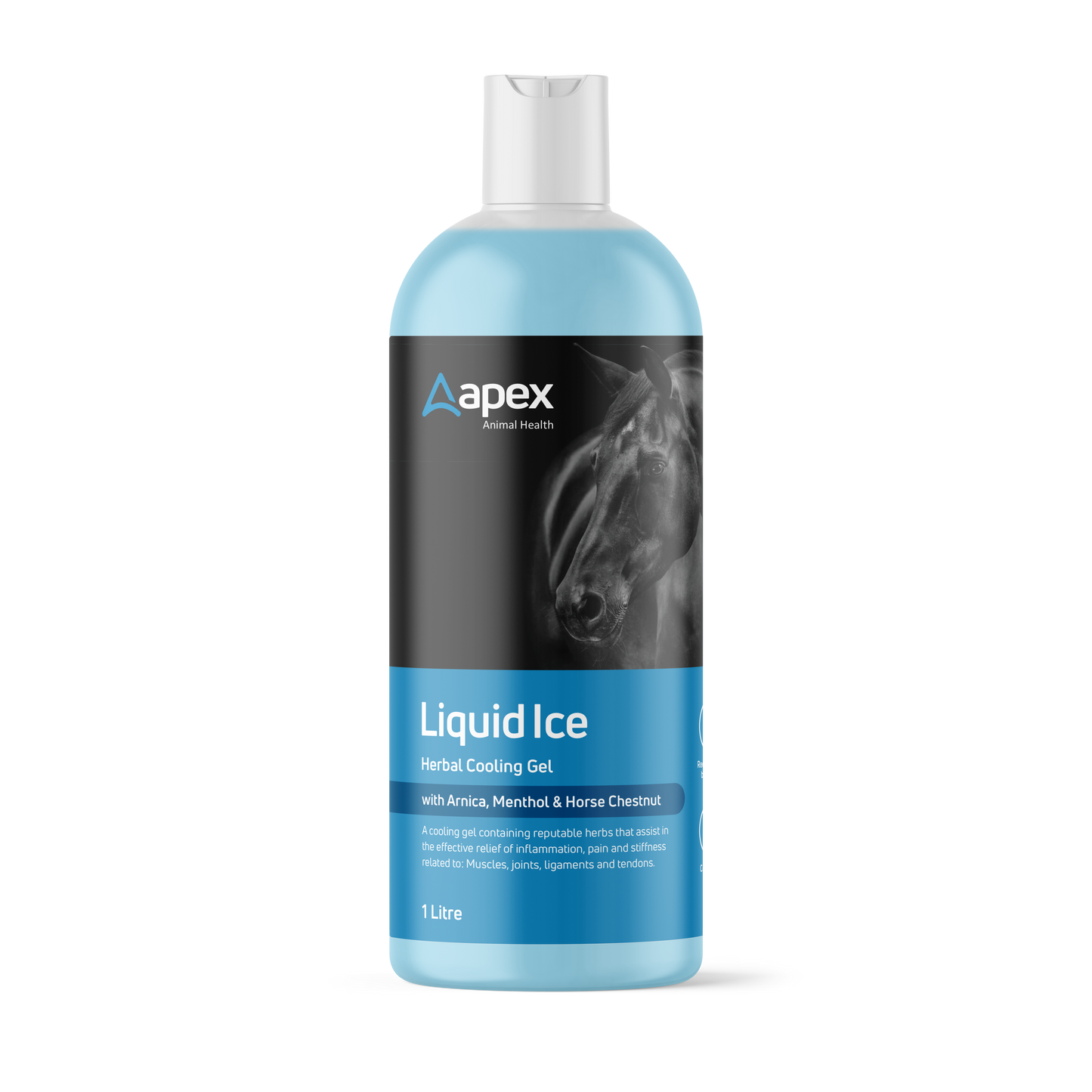 Apex Herbal Liquid Ice For Horses - 1lt