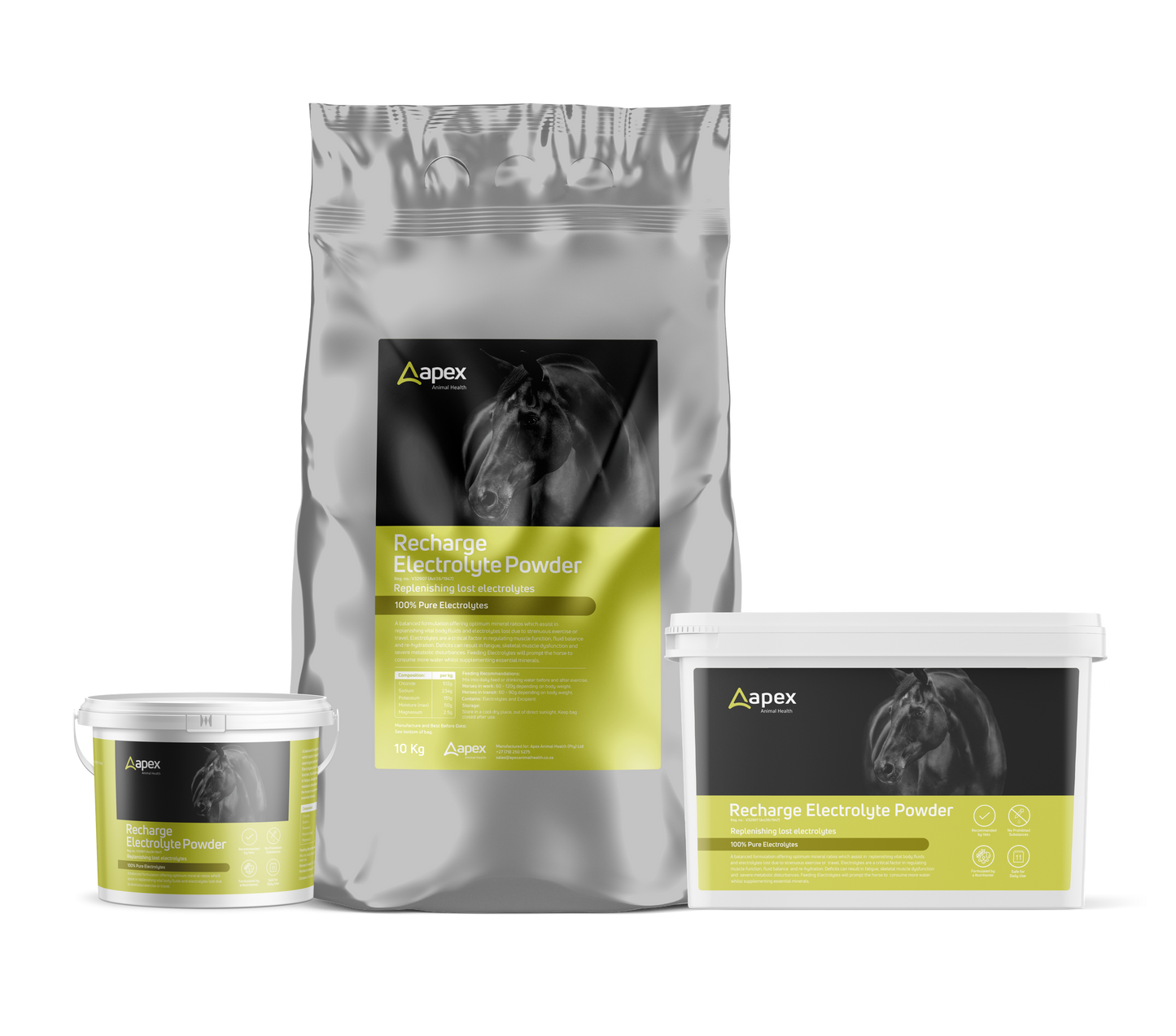 Apex Recharge Electrolyte Powder For Horses