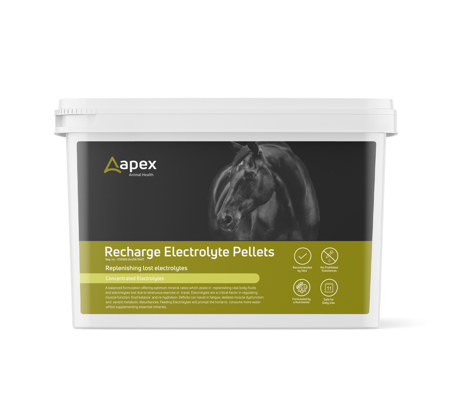 Apex Recharge Electrolyte Pellets For Horses